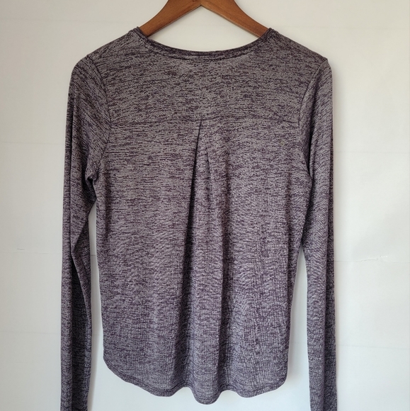 VINCE Heather Long Sleeve Tee - Picture 3 of 4